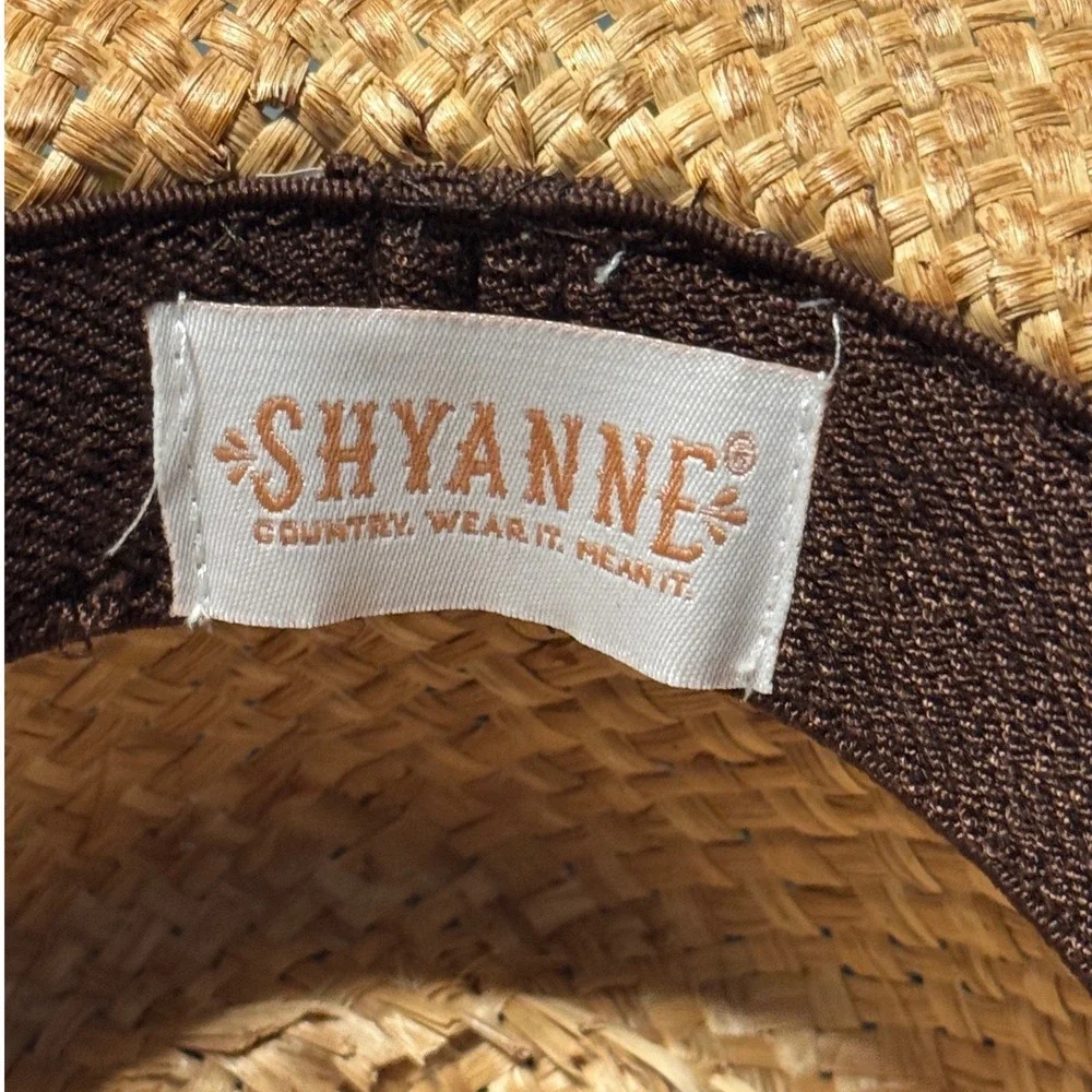 Shyanne Womens Straw Cowboy Hat Brown Daisy Floral Trim Western Boho OS